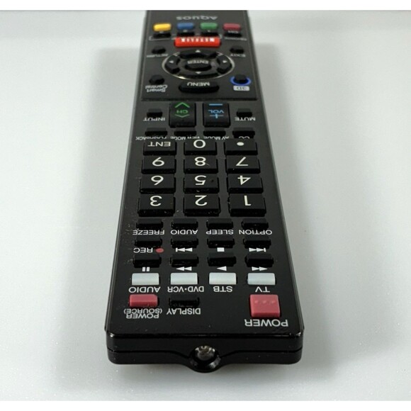 Sharp Aquos Smart TV Replacement Black Remote Control #GB005WJSA Tested - Picture 4 of 8
